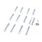 Vestil Sleeve Anchor, 1/2" Dia., 4" L, Steel Zinc Plated, 12 PK AS-124-12PK - alternate 1